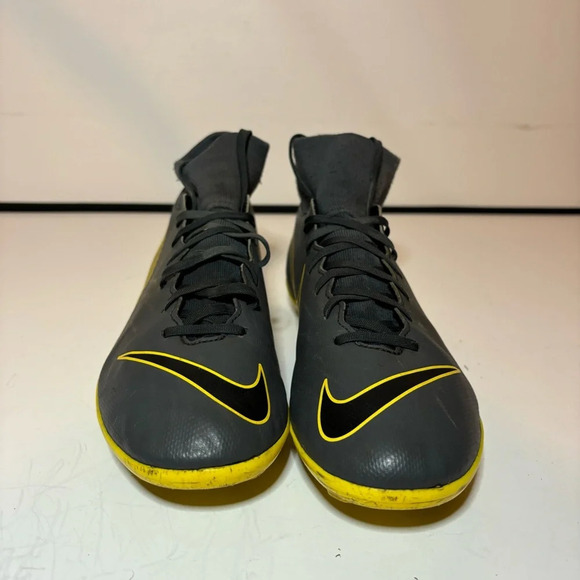 Nike Mens Mercurial Superfly 6 Soccer Cleats Grey Yellow AH7363-070 Size 10 - Picture 6 of 10